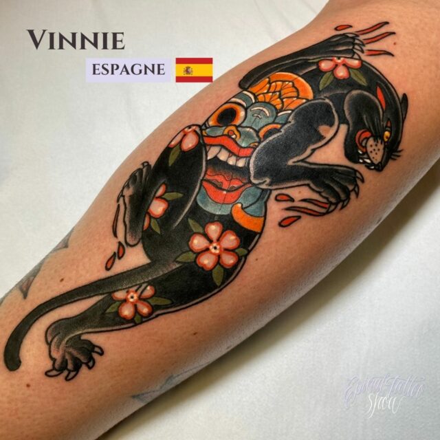 Vinnie - La Golondrina Negra tattoo - España - 2
