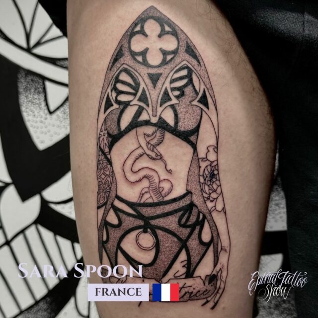 Sara Spoon - Carbone tattoo - France - 2