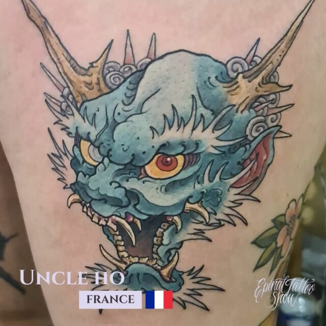 Uncle ho - Neon cobra tattoo - France